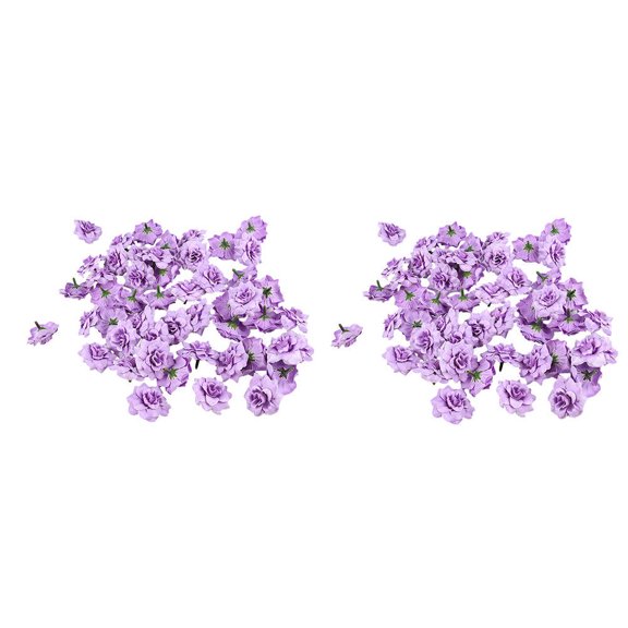 Alvinma 100 Artificial Real-Looking Multicolor Roses for Wedding, Party, Shower, Home