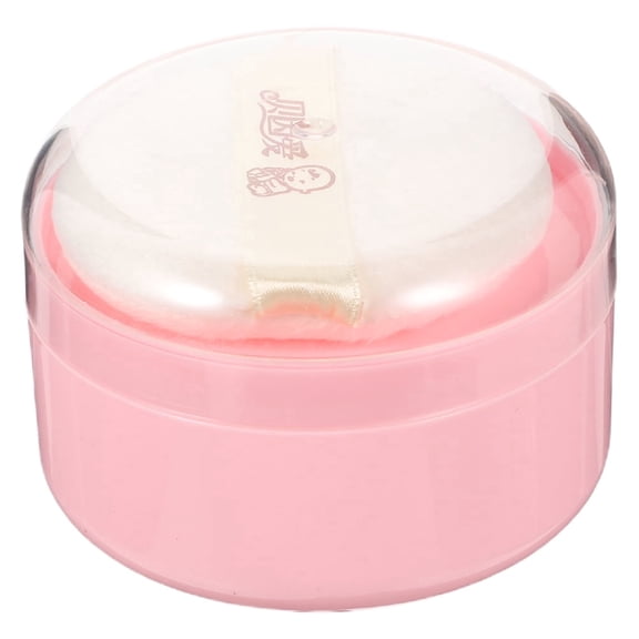 RAGUPEL Portable Body Powder Puff Container With Applicator Loose Powder Storage Box For Baby Talc Travel Friendly Compact Case For Personal Care