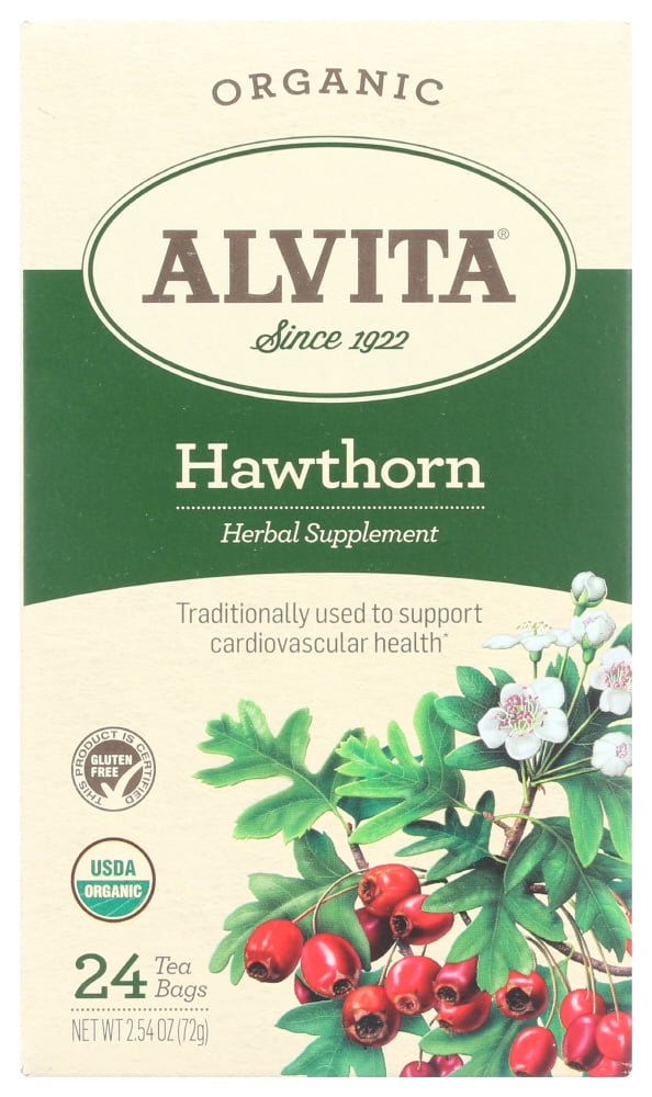 Alvita Hawthorn Herbal Supplement, 24 Bag