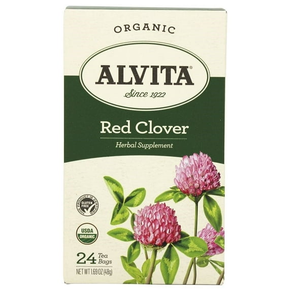 Alvita Red Clover Tea Organic 24 Bags