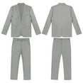 thumbnail image 1 of Alvivi 2Pcs Men Gentleman Tuxedo Suit One-Button Jacket Blazer Long Pants Set S-3XL, 1 of 6