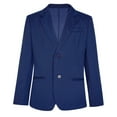 thumbnail image 1 of Alvivi Boys' Blazer Suit Jacket 2-Button Single Breasted Closure Wedding Evening Party Formal Blazer Navy Blue 12, 1 of 7