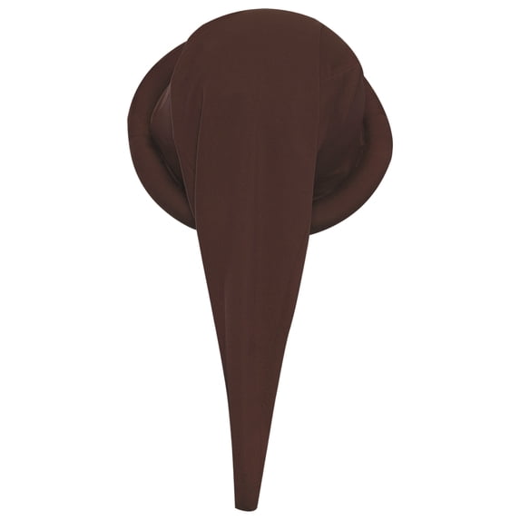 Alvivi Christmas Dwarf Hat Gnome Elf Hat Solid Color Pointed Cap for Women Men Halloween Carnival Party Brown One Size
