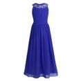 thumbnail image 1 of Alvivi Flower Girls Chiffon Dress Wedding Bridesmaid Maxi Gown Party Prom Costume 4-16, 1 of 7