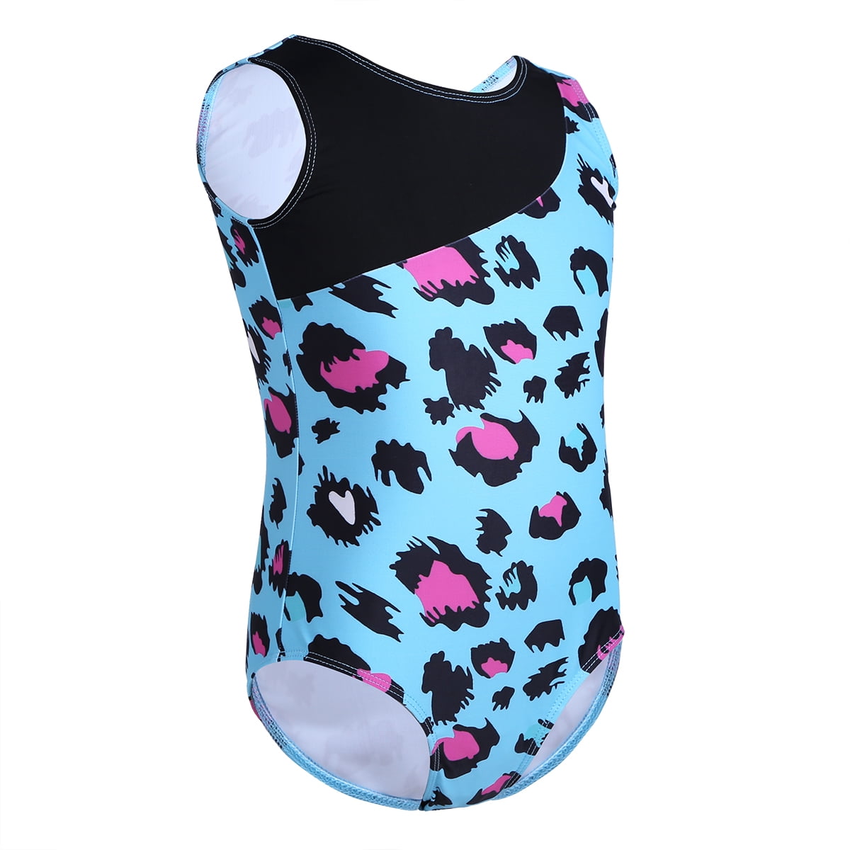 Alvivi Girls Athletic Unitard Gymnastic Leotard Leopard Printed Ballet ...