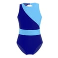 thumbnail image 1 of Alvivi Girls Ballet Leotards Mesh Patchwork Hollow Back Bodysuit Gymnastics Jumpsuit 4-16, 1 of 5