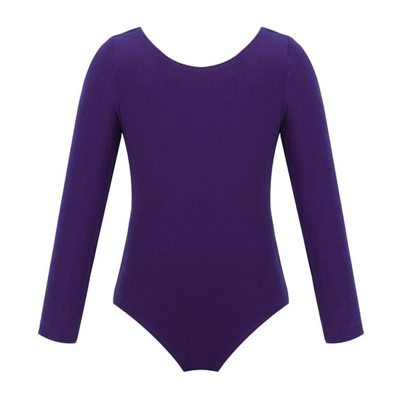 Alvivi Girls Long Sleeve Ballet Dancer Leotard Dress Gymnastics Bodysuit 3-12