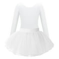 thumbnail image 1 of Alvivi Girls Swan Lake Ballet Dance Leotard with Tutu Skirt Dress Ballerina Performance Costume White 3, 1 of 7