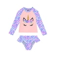 thumbnail image 1 of Alvivi Kid Girls Two Pieces Swimsuits Long Sleeves Diving Suit Surfing Swimming Costume Beachwear Pearl Fish Scales 8, 1 of 7