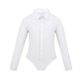 thumbnail image 1 of Alvivi Kids Boys Dance Costume Long Sleeves Latin Romper Shirt Leotard 4-12, 1 of 7