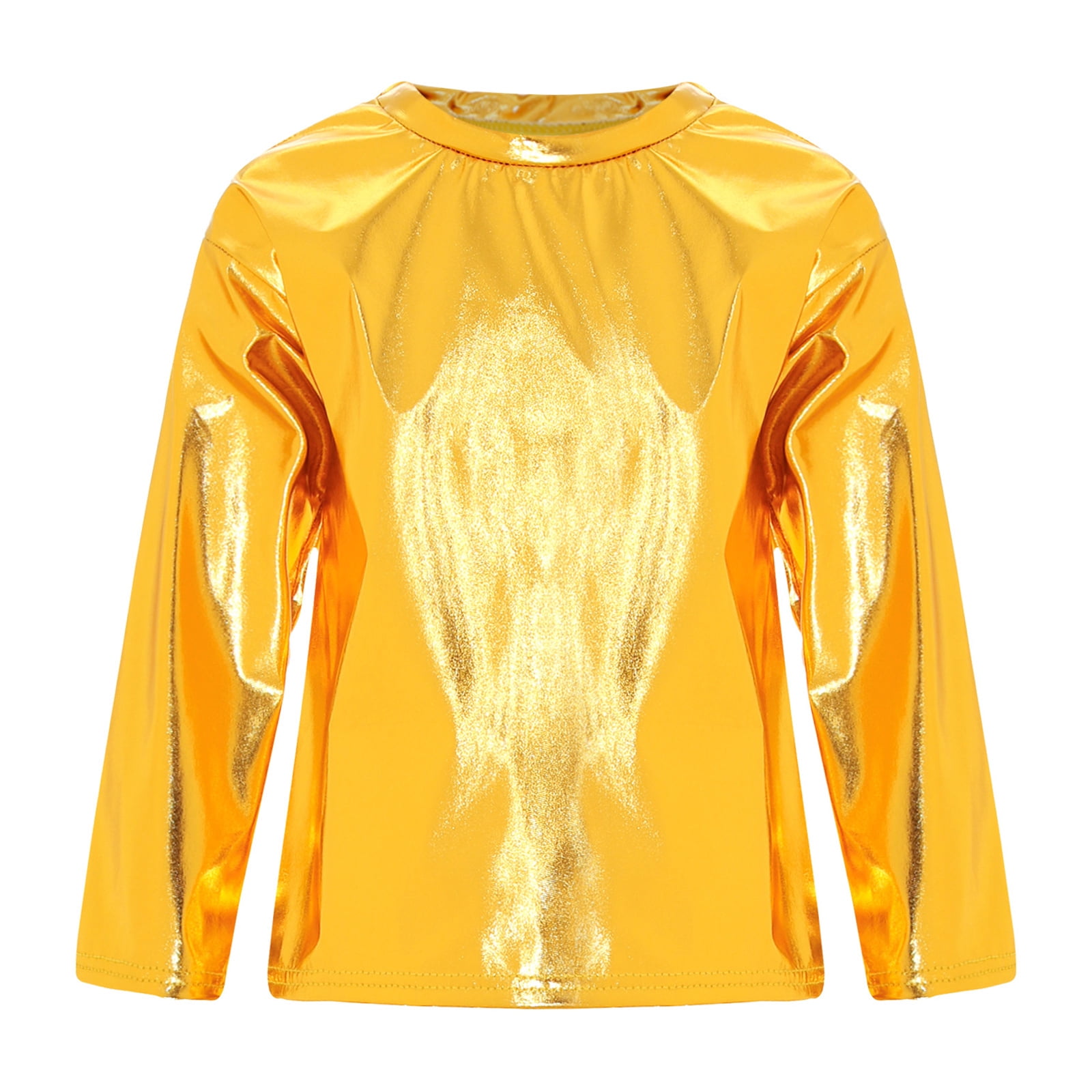 Metallic Gold Short Sleeved Shirt Metallic Gold Short Sleeved Shirt