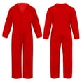thumbnail image 1 of Alvivi Kids Boys Long Sleeve Zipper Solid Color Coverall Style Jumpsuit 6-16 Red 8, 1 of 6
