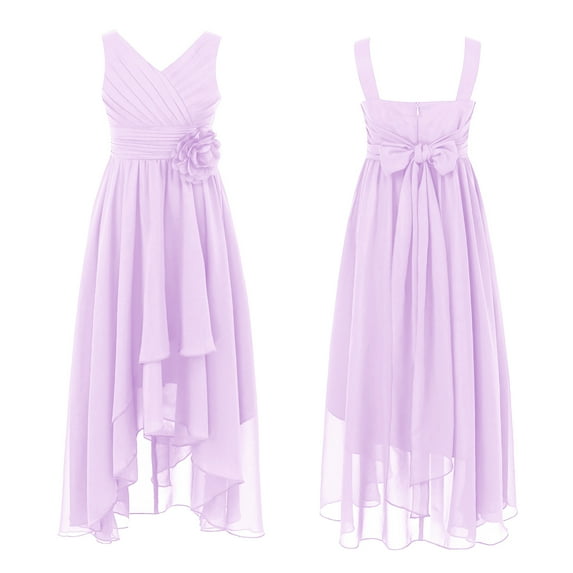 Alvivi Kids Flower Girl Dress Wedding Party Junior Bridesmaid Ball Gown