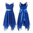 thumbnail image 1 of Alvivi Kids Flower Girls Wedding Dress Sequin Asymmetrical Party Gown 6-16, 1 of 7
