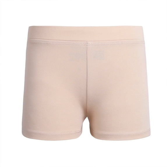 Alvivi Kids Girls Ballet Dance Booty Shorts Low Rise Gymnastics Sports Yoga Running Workout Hot Pants Nude 10