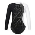 thumbnail image 1 of Alvivi Kids Girls Ballet Dance Gymnastics Leotards Long Sleeve Bodysuit Ice Skating Unitard, 1 of 7