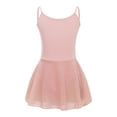 thumbnail image 1 of Alvivi Kids Girls Camisole Ballet Dance Tutu Dress Gymnastics Skirted Leotard Performance Dancewear Pink 2-3, 1 of 7