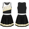 thumbnail image 1 of Alvivi Kids Girls Cheer Leader Costume Cheerleading Crop Top with Pleated Skirt Set 6-16, 1 of 7
