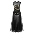 thumbnail image 1 of Alvivi Kids Girls Floral Sequins Tank Leotard Maxi Skirt Lyrical Dance Dress 6-14, 1 of 7