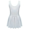 thumbnail image 1 of Alvivi Kids Girls Shimmer Metallic Ballet Dance Dress Summer Sleeveless Pleated Sundress Silver 9-10, 1 of 6