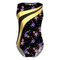 thumbnail image 1 of Alvivi Kids Girls Sleeveless One Piece Dance Bodysuit Sports Athletic Gymnastics Leotard Black Stars 6, 1 of 5