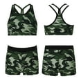 thumbnail image 1 of Alvivi Kids Girls Two Pieces Swimsuits Y-Shaped Back Tank Top+Shorts Set, 1 of 7
