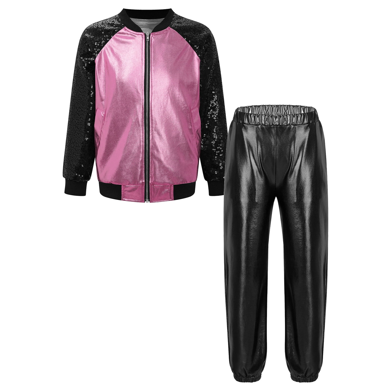 Chemise Paillettes Garçon — Manches Longues, Satin — Pour Danse, Cérémonie, Mariage (tailles 4-12 Ans) - 2