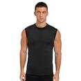 thumbnail image 1 of Alvivi Men's Casual Sleeveless Shirts Mock Turtleneck Pullover Tops Undershirt Vest Tops Black M, 1 of 7