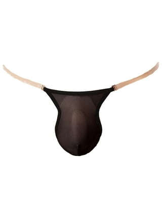 Mens Mesh See-through Pouch G-string Briefs Underwear T-back Thong