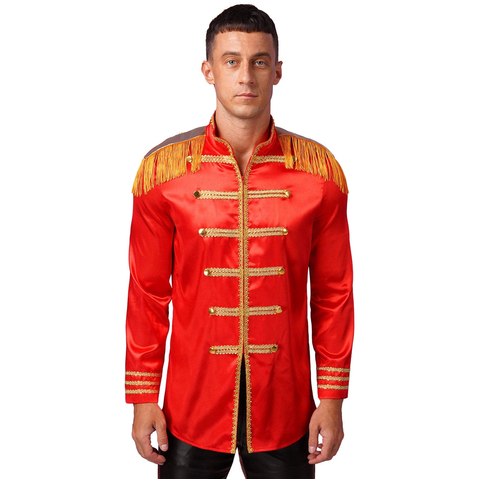 Alvivi Mens Halloween Cosplay SGT Costume Pepper Budget Jacket Hippy ...