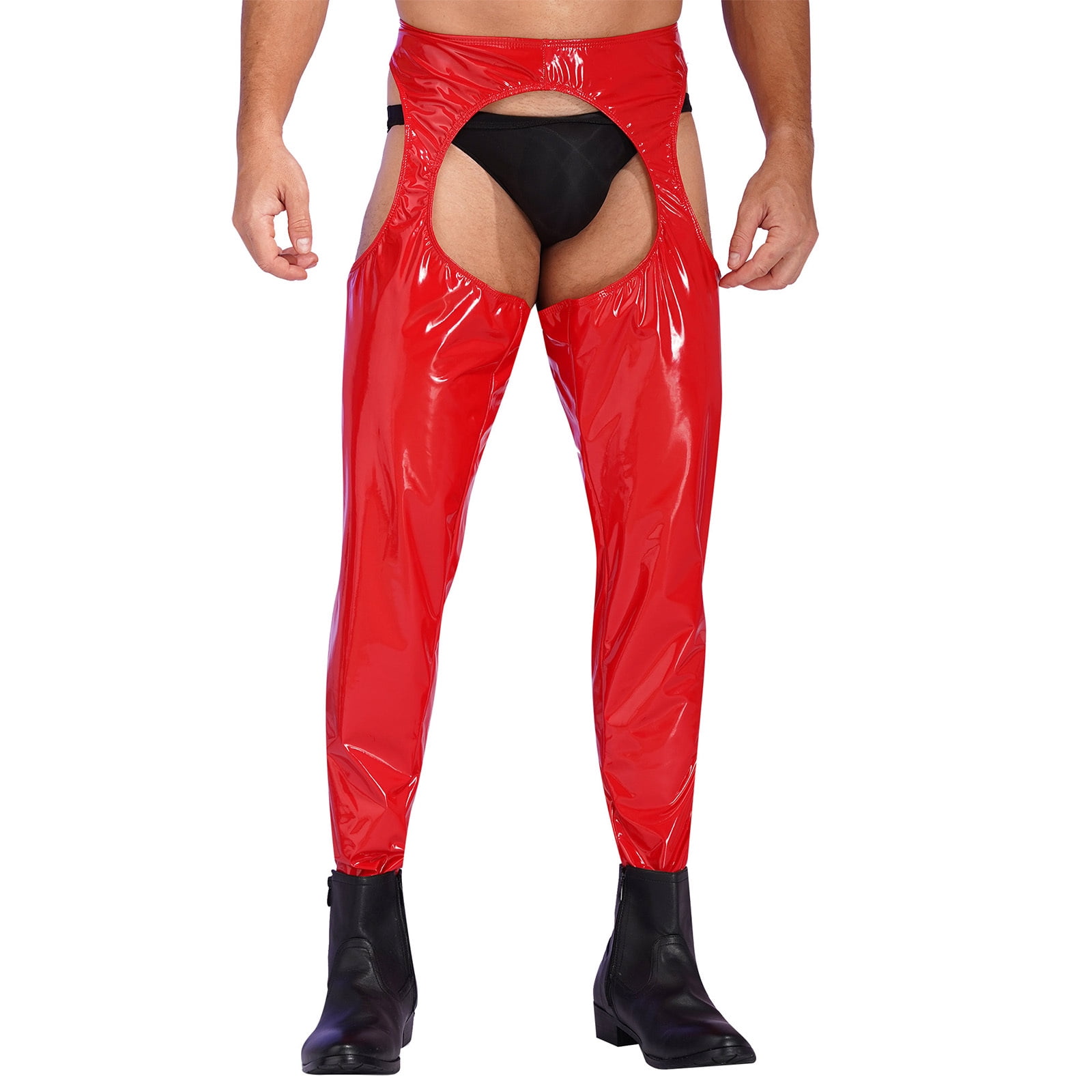 Mens wet look leggings deals