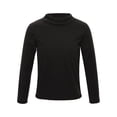 thumbnail image 1 of Alvivi Toddler Girls Boys Fleece Baselayer Thermal Shirt Tee Long Sleeve T-Shirts Undershirt Tops Black 9-10, 1 of 7