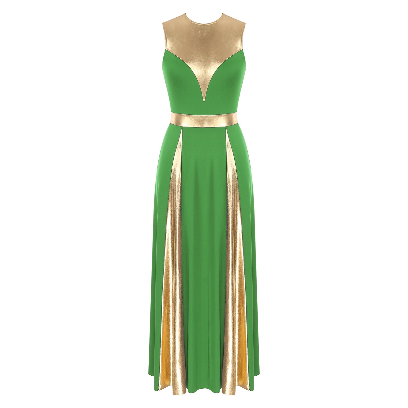 green praise dance dress Baisdan Dance Flags Worship Flag Church Praise Dance Accessories with –  BAISDAN main image 1