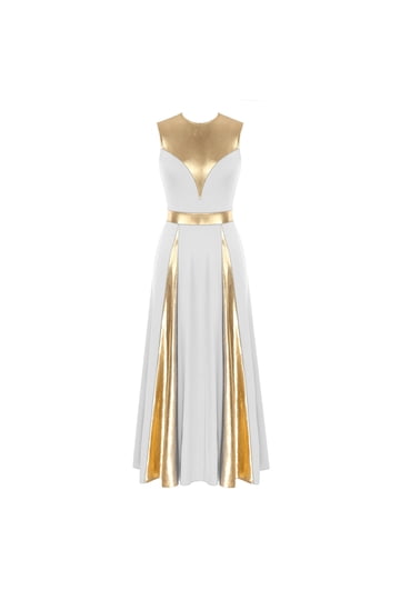 Shop White and Gold Dress Styles for Women and Girls