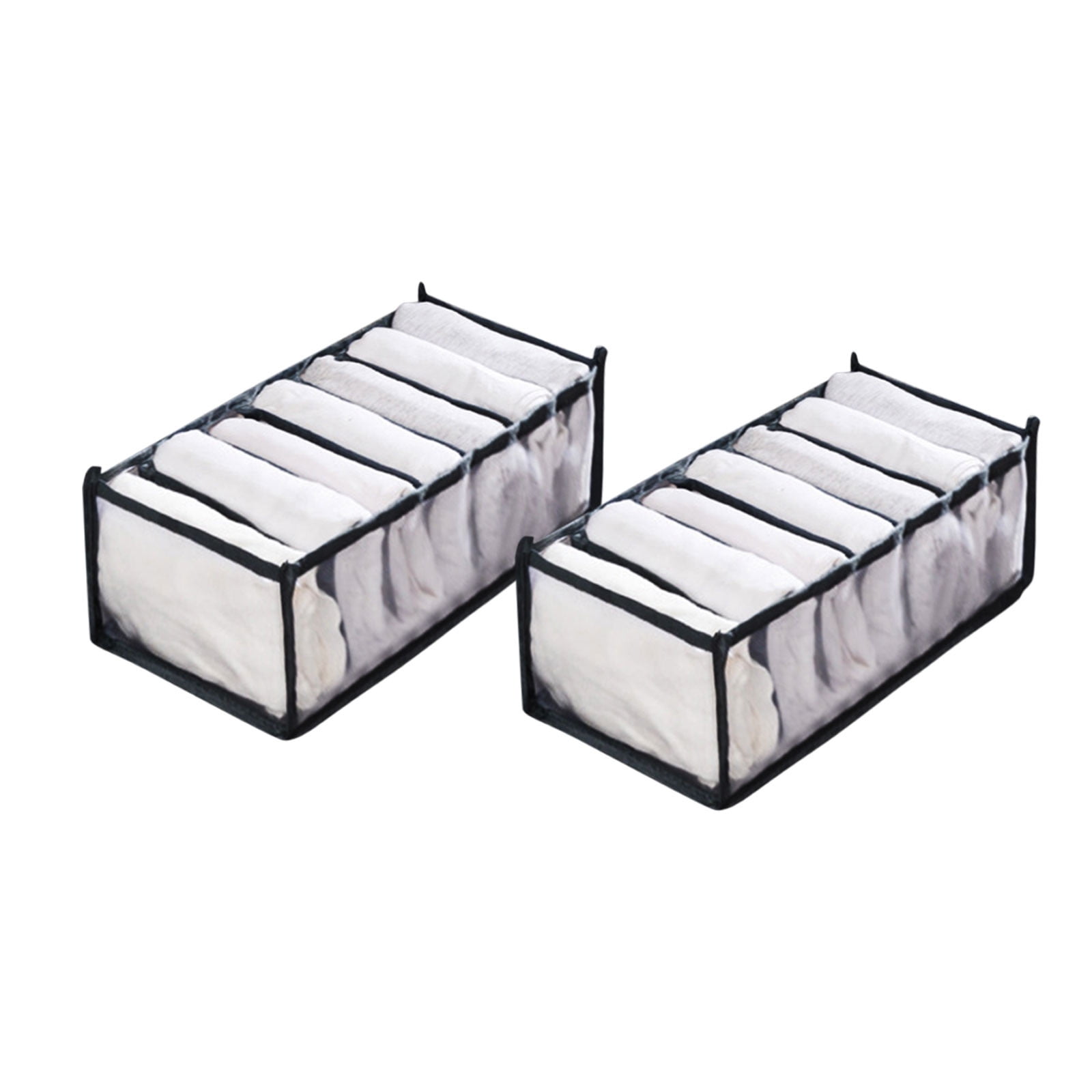 Alvkcefs Mesh Clothes Storage Box Trouser Compartment Storage Box Drawer Compartment Bag