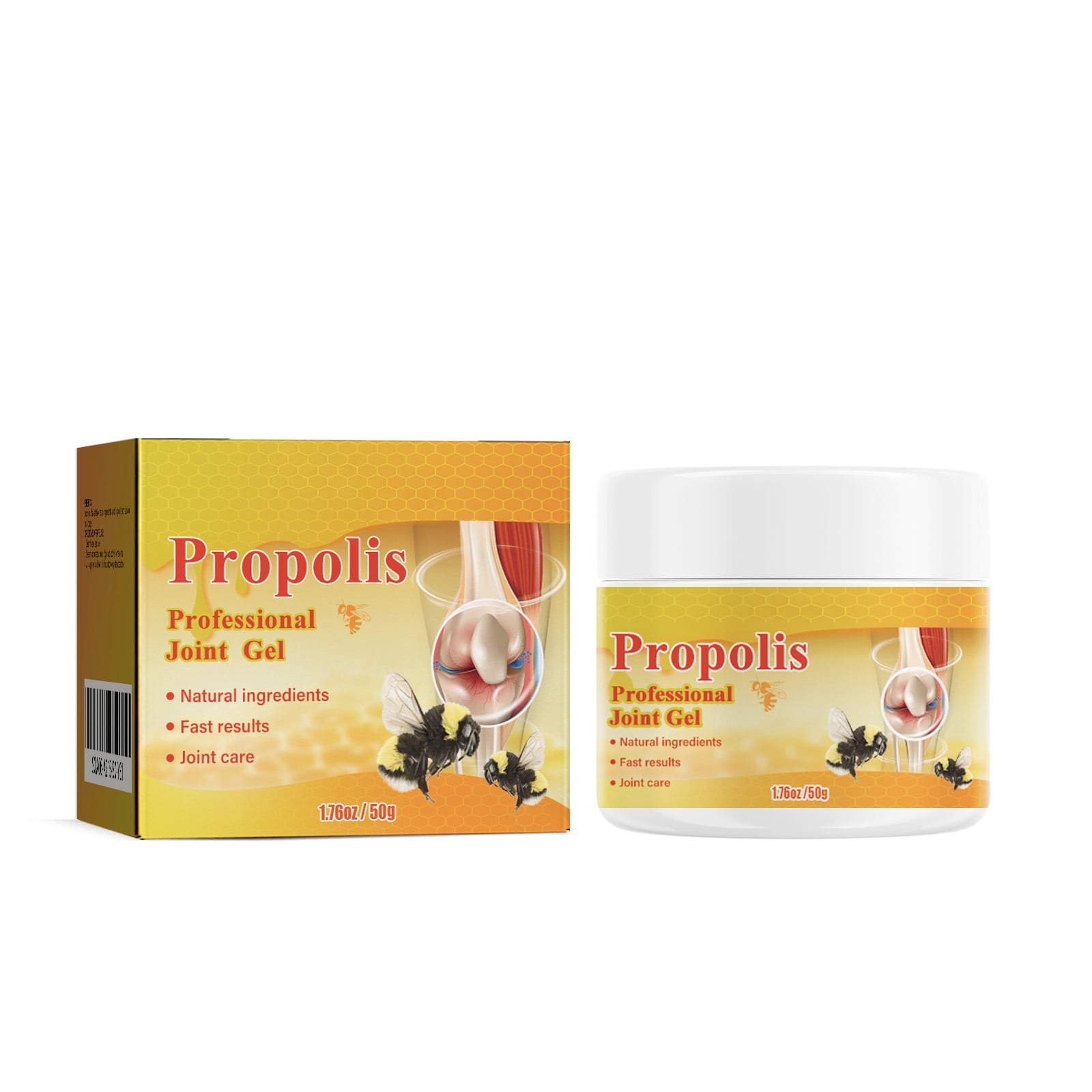 Alvorantor Propolis Joint Care Cream, Relieve Lumbar Shoulder Neck Muscle Pain Discomfort, Joint Gel, 1.76oz