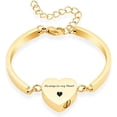 thumbnail image 1 of Alway in My Heart-Cremation Jewelry Heart Urn Bracelet for Ashes for Women Men Adjustable Urn Cuff Bracelet for Human Pet Ashes Keepsake Memorial Jewelry, 1 of 7