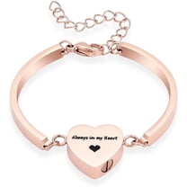 Alway in My Heart Cremation Bracelet for Ashes Cremation Jewelry Heart Shape Bracelet