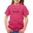 thumbnail image 1 of Always A Reason To Smile T-Shirt Juniors -Image by Shutterstock,  Medium, 1 of 4