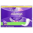 thumbnail image 1 of Always Anti-Bunch Xtra Protection Daily Liners, Long, Unscented (200 Count), 1 of 6