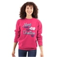 thumbnail image 1 of Always Ask For Directions Bible Women Crewneck Sweatshirt Brisco Brands L, 1 of 6
