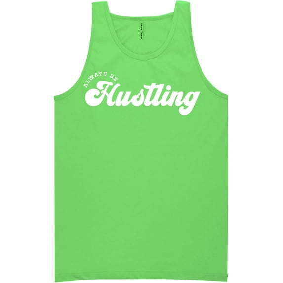 Always Be Hustling Neon Tank Top