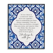 Always Be With You Inspiration Black Framed Giclee Art, design by Lettered and Lined