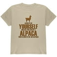 thumbnail image 1 of Always Be Yourself Alpaca Youth T Shirt Sand YXL, 1 of 1