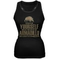 thumbnail image 1 of Always Be Yourself Armadillo Black Juniors Soft Tank Top, 1 of 1