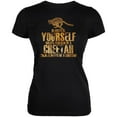 thumbnail image 1 of Always Be Yourself Cheetah Juniors Soft T Shirt Black LG, 1 of 1
