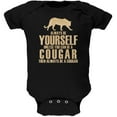 thumbnail image 1 of Always Be Yourself Cougar Black Soft Baby One Piece - 18 month, 1 of 1