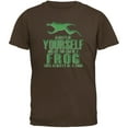thumbnail image 1 of Always Be Yourself Frog Brown Youth T-Shirt, 1 of 1