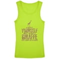 thumbnail image 1 of Always Be Yourself Giraffe Youth Girls Tank Top Lime YLG, 1 of 1