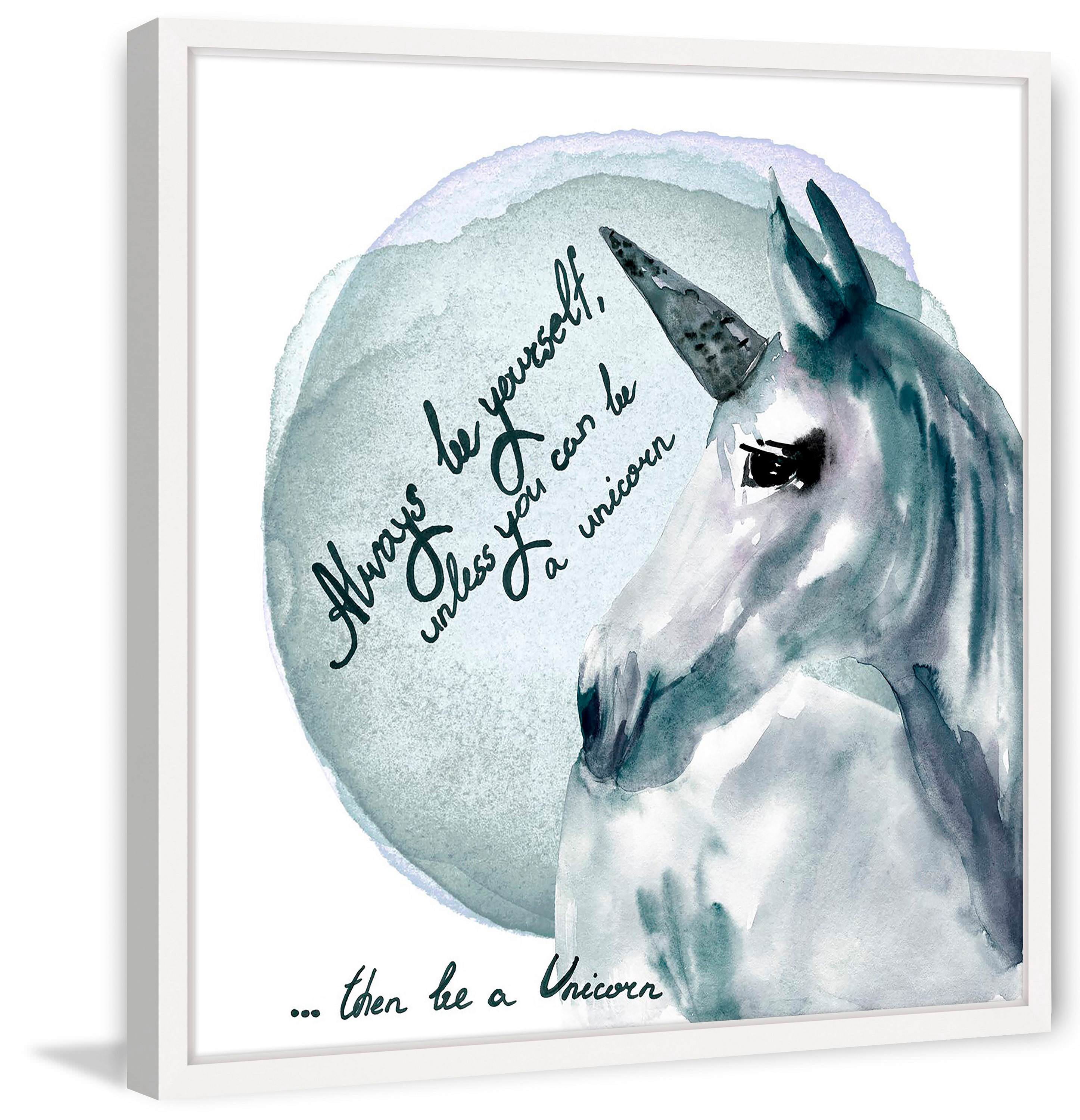 Always Be Yourself II Framed Painting Print